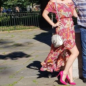 Express High/Low Floral Dress